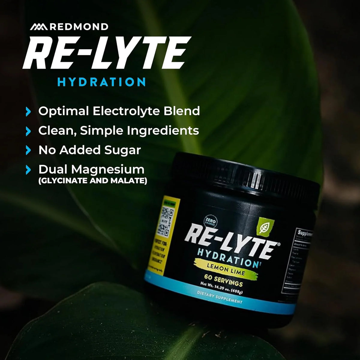 REDMOND Re-Lyte Electrolyte Powder Drink Mix (Lemon Lime)